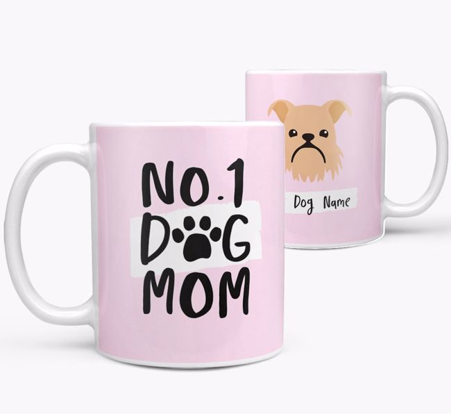 'No.1 Dog Mom' - Personalized {breedFullName} Mug